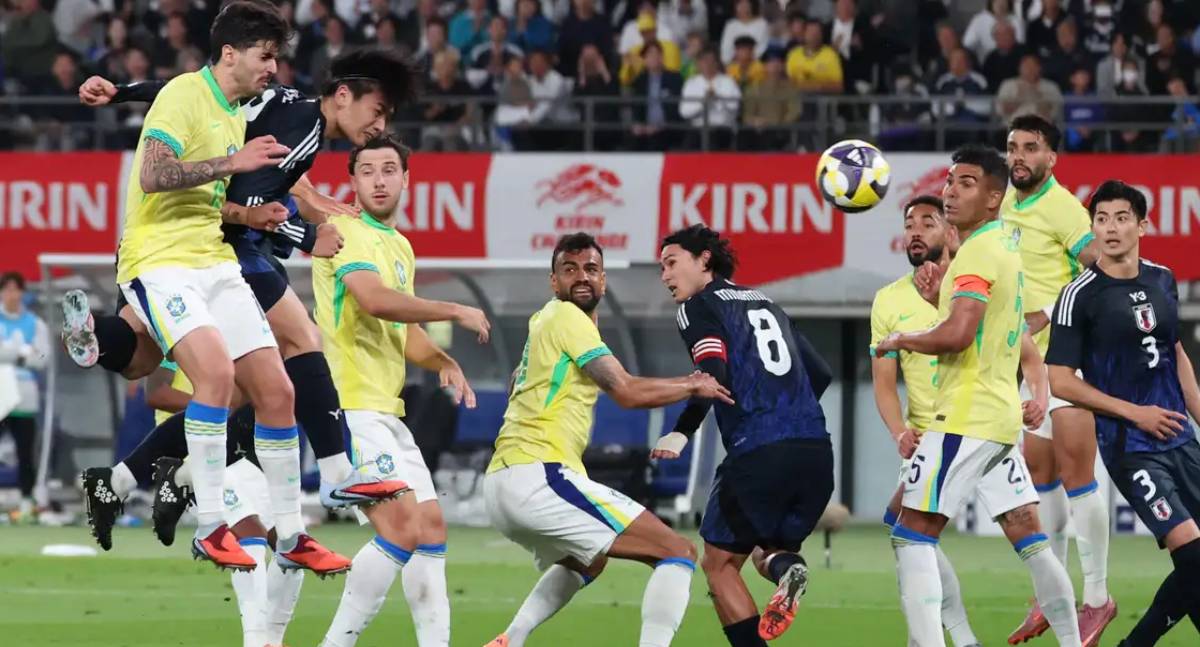 Seleção Brasileira sofre derrota inédita para o Japão em amistoso no Tóquio
