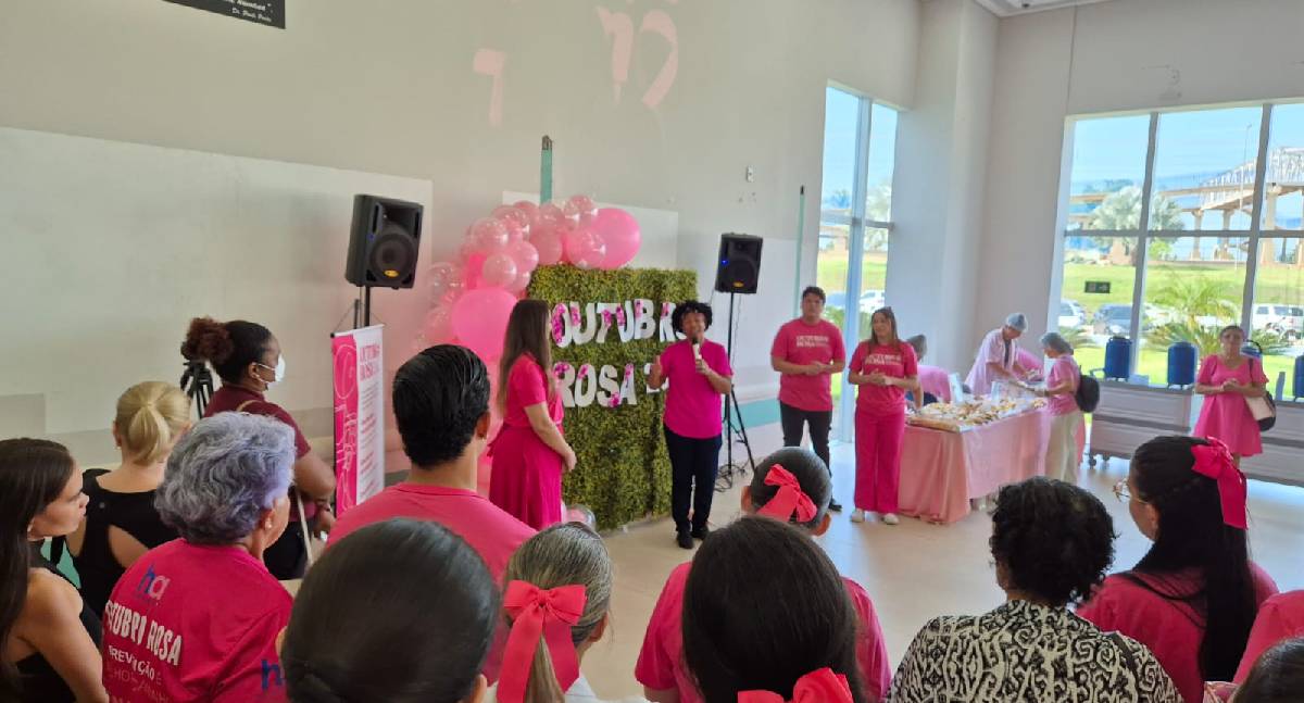 Sílvia Cristina participa de ação do Outubro Rosa em Porto Velho