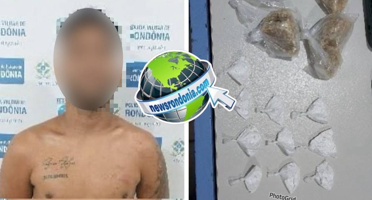 Suspeito de tráfico é preso com drogas após perseguição na zona leste