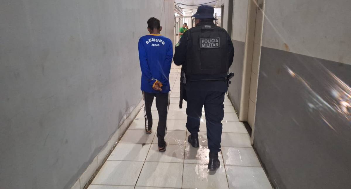 Suspeito é preso após furto em loja e flagrado com drogas em Porto Velho