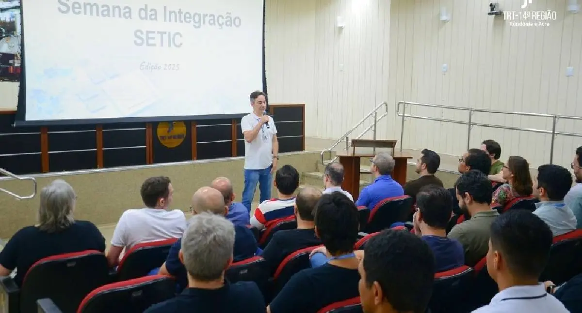 TRT-14 promove 3ª Semana de Integração da SETIC com foco em inovação.