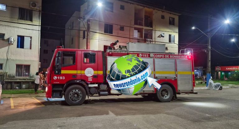 Ventilador provoca incêndio em apartamento no condomínio Porto Madeiro 4