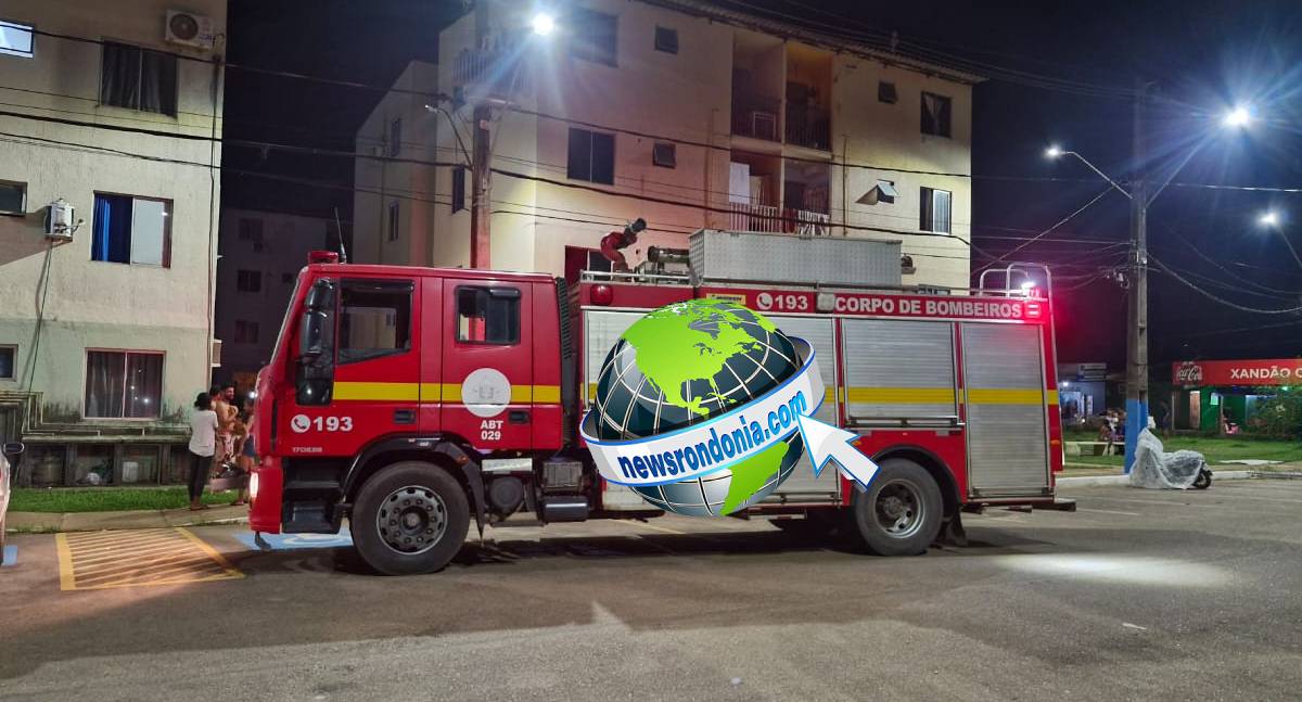 Ventilador provoca incêndio em apartamento no condomínio Porto Madeiro 4