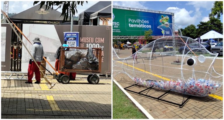 Agrotec 2025 adota sistema completo de reciclagem para reduzir impacto ambiental