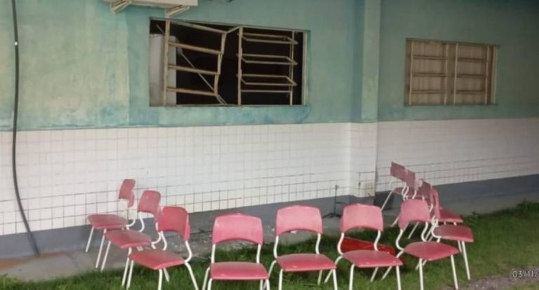 Alarme impede novo furto em escola e ladrão é preso