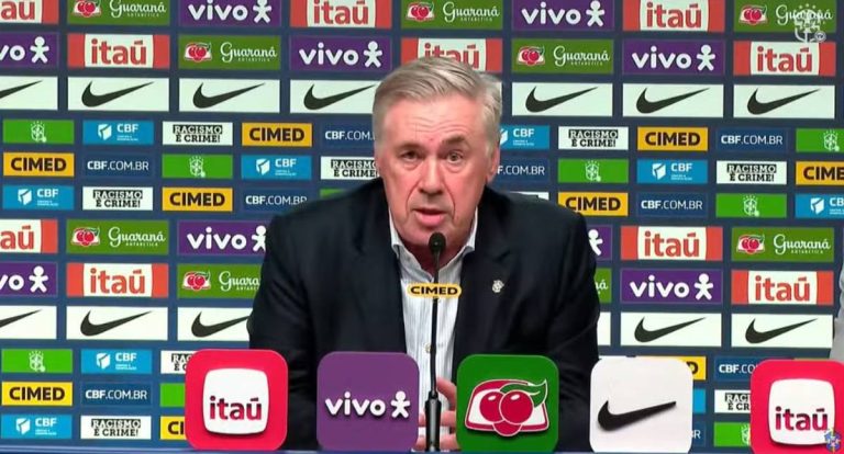 Ancelotti divulga lista da Seleção Brasileira para Senegal e Tunísia