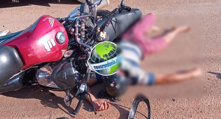 Batida entre duas motos deixa piloto em estado grave na zona leste