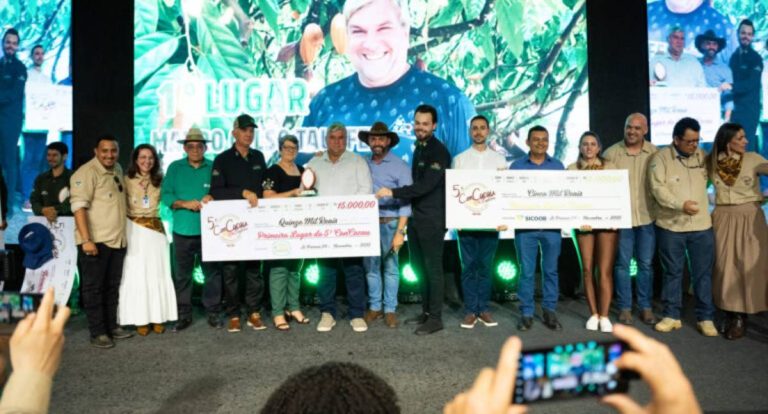 Cacau de Rondônia: produtores de Buritis e Nova União vencem o 5º Concacau 2025