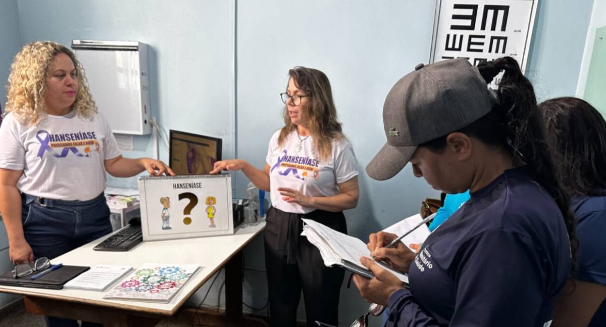 Capacitação sobre diabetes e hanseníase prepara agentes comunitários de saúde em Porto Velho