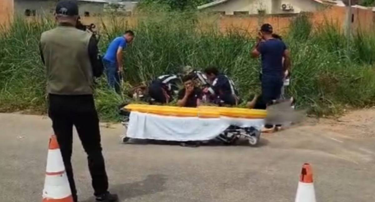 Casal fica ferido após acidente envolvendo duas motocicletas em RO