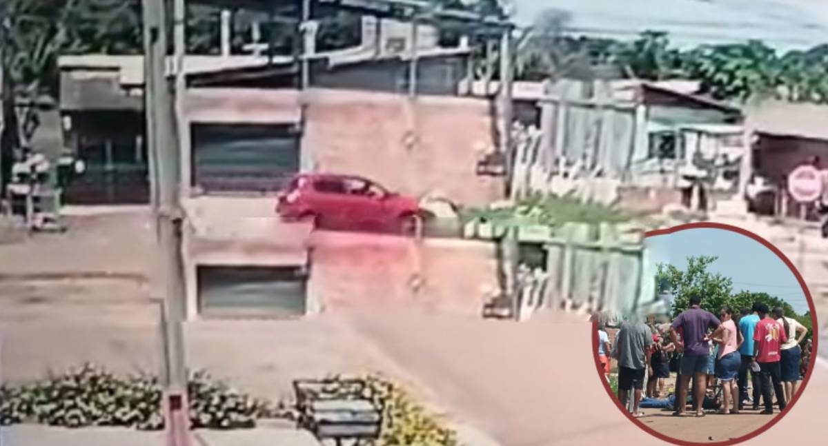 Colisão entre carro e bicicleta elétrica deixa homem em estado grave em RO