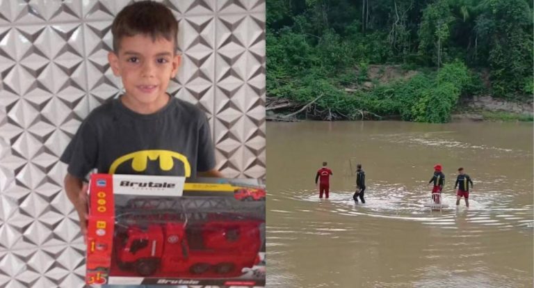 Corpo de menino de 7 anos é encontrado no Rio Ubirajara após desaparecimento em RO