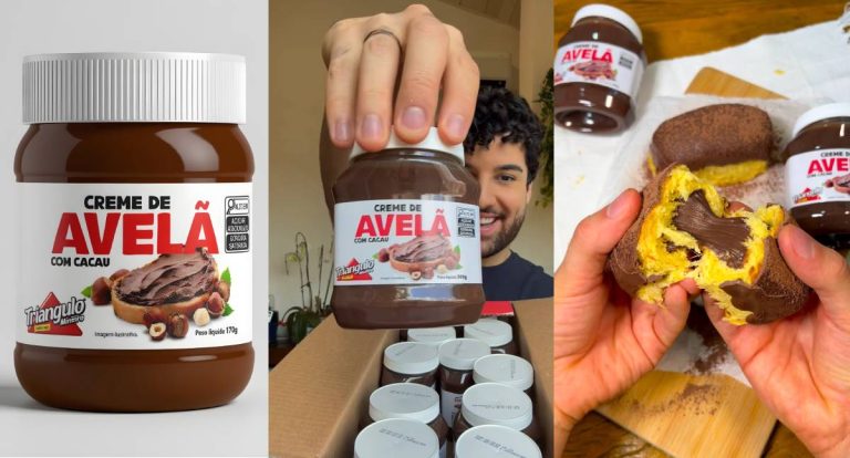 Creme de Avelã da Alimentos Triângulo ganha nova embalagem e chega a Rondônia com a MS Distribuidora