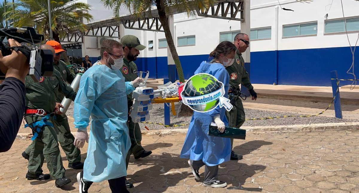 Criança vítima de grave acidente é socorrida em helicóptero dos Bombeiros para o JPII