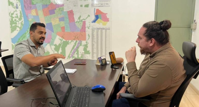 Dr. Gilber e secretário da SESB discutem ações de limpeza urbana e urbanização em Porto Velho