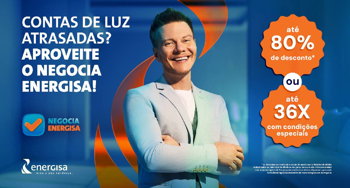 Energisa oferece até 80% de desconto em contas de luz atrasadas durante campanha de Black Friday