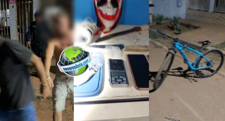 Equipe do sargento Machado prende dupla com drogas e bicicleta furtada em boca de fumo na zona Sul