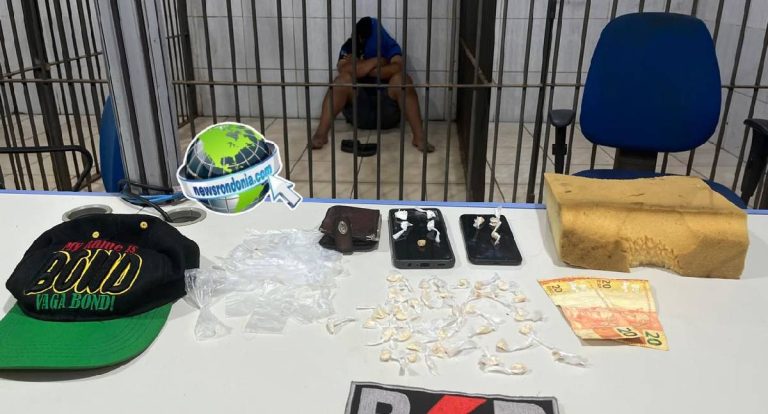 Equipe do sargento Machado prende traficante que escondia drogas em esponja