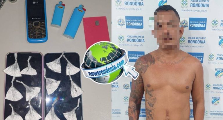 Equipe do sargento Machado prende vulgo “Tubarão” com drogas em boca de fumo