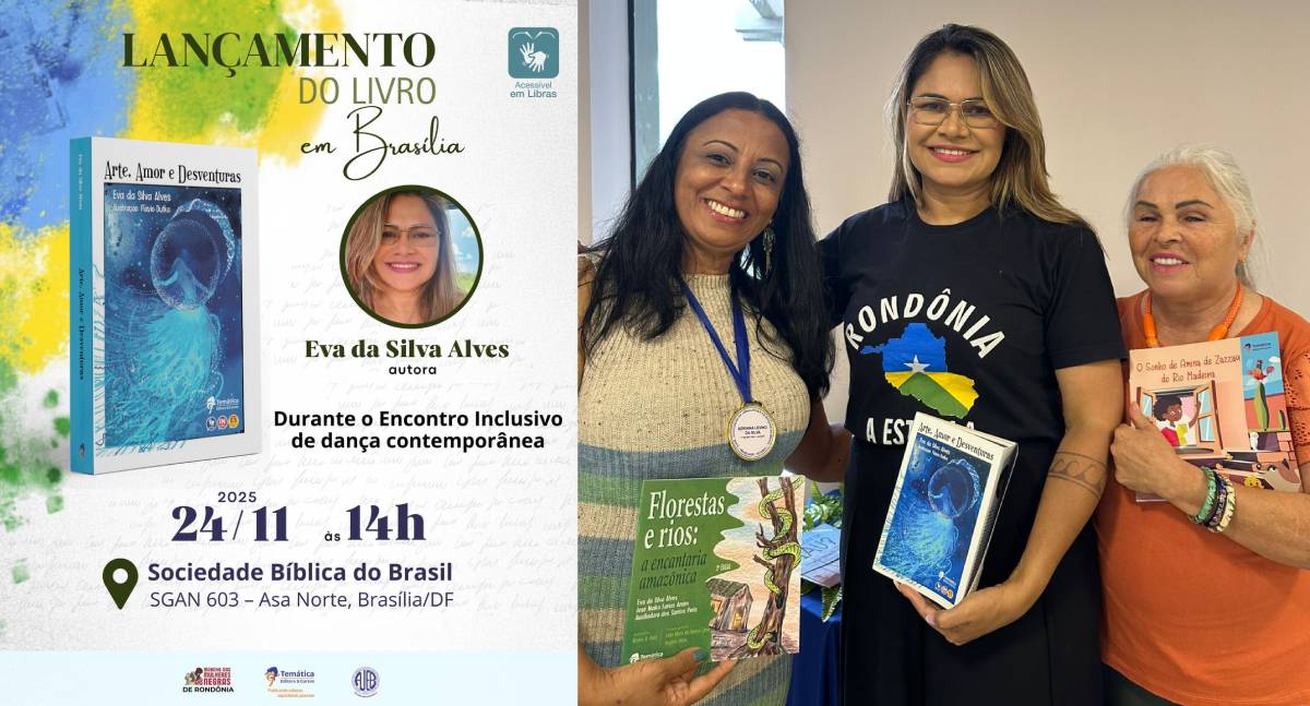Escritora Rondoniense lança obras em Encontro Inclusivo de Dança em Brasília