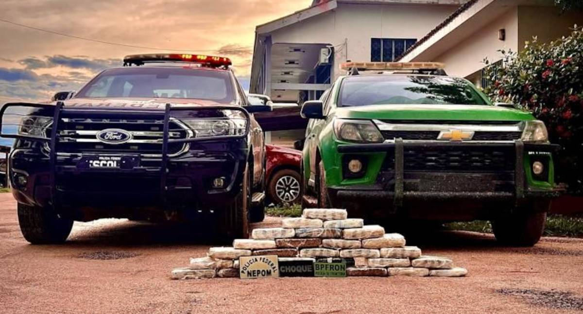 Foragido com tornozeleira rompida é preso com 29 kg de maconha em Guajará-Mirim