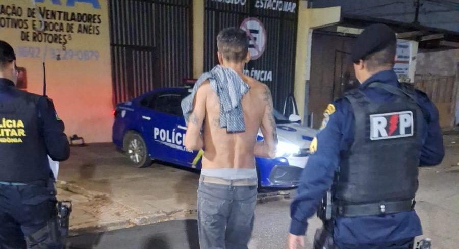 Foragido por roubo é preso por policiais militares do 1° BPM em Porto Velho