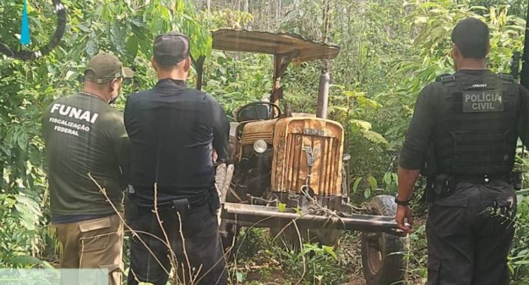 Forças de segurança fazem operação contra desmatamento em terras indígenas