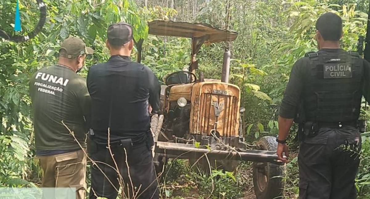Forças de segurança fazem operação contra desmatamento em terras indígenas