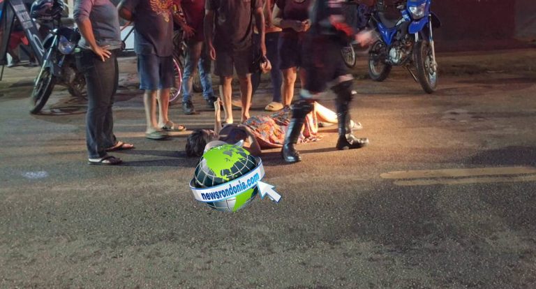 Grávida de nove meses fica ferida em acidente entre moto e carro na zona Leste