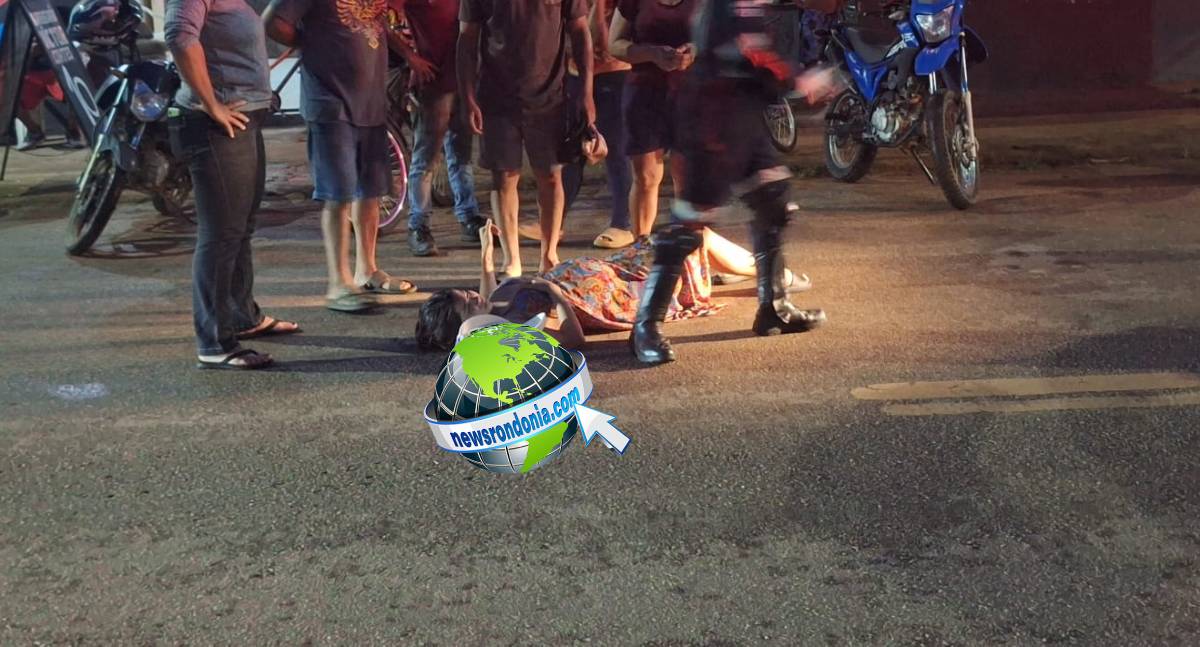 Grávida de nove meses fica ferida em acidente entre moto e carro na zona Leste