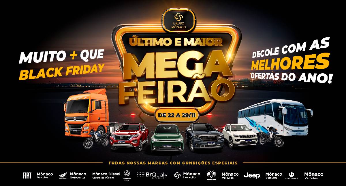 Grupo Mônaco encerra 2025 com Mega Feirão nacional
