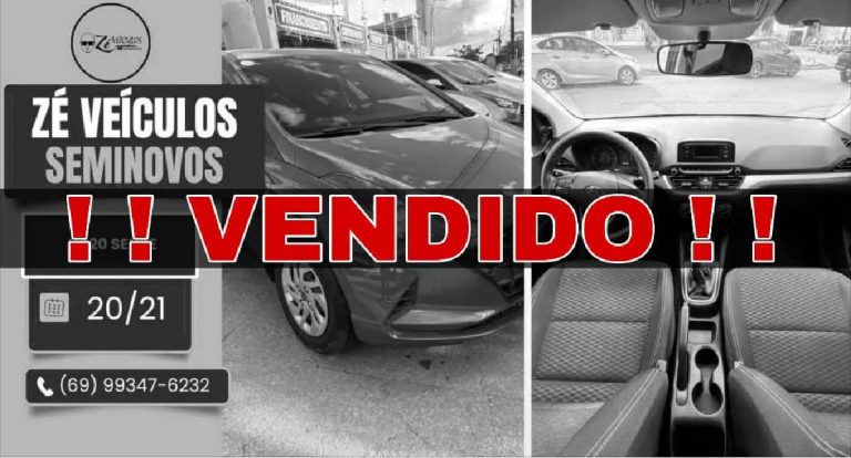 HB20 Sense 2021 em excelente estado na Zé Veículos