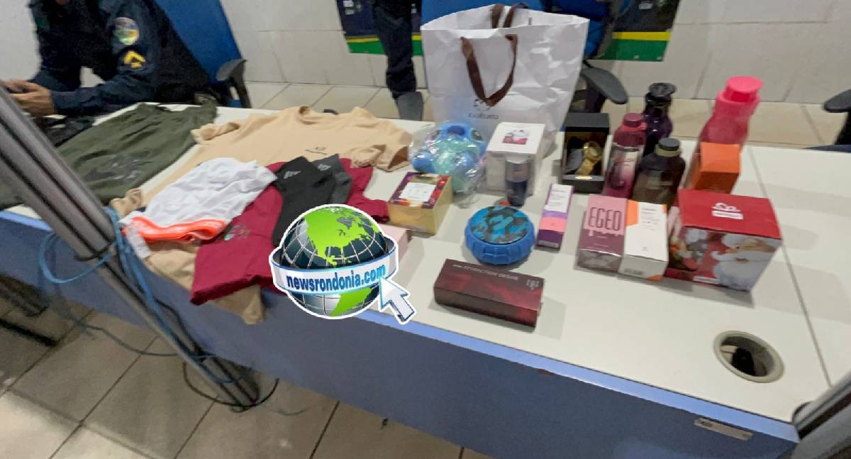 Homem é preso após furtar roupas usando falso Pix