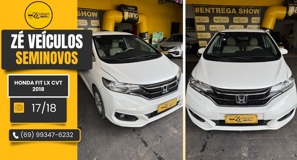 Honda Fit LX CVT 2018 em Ótimo Estado