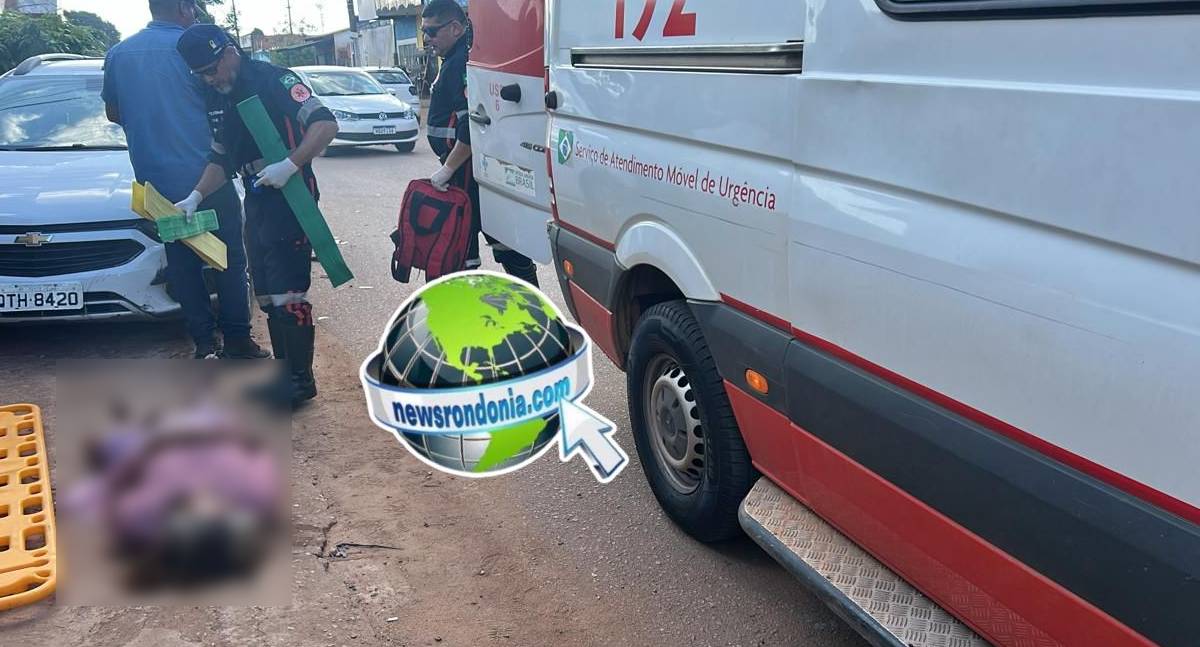 Idosa em moto fica gravemente ferida em acidente na zona leste