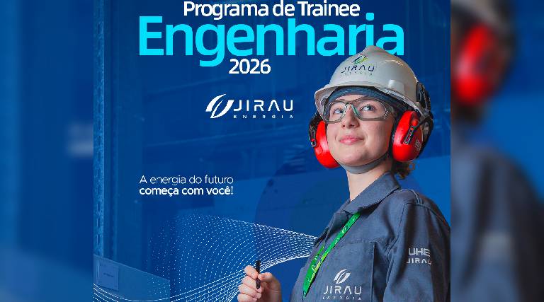 Jirau Energia abre inscrições para trainee 2026
