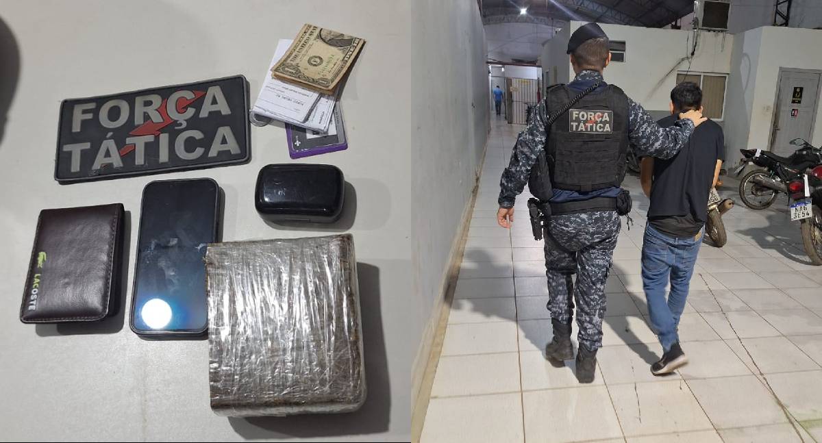 Jovem é preso com meio quilo de maconha na Estrada da Penal