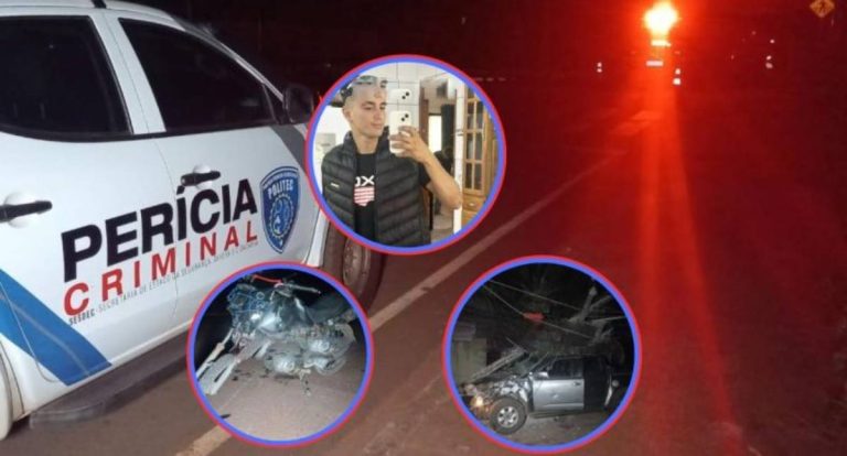 Jovem morre após acidente entre moto e caminhonete em RO