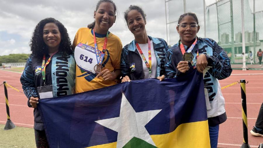 Jovens rondonienses brilham com medalhas e recorde nas Paralimpíadas Escolares 2025