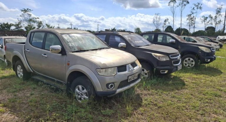 Leilões do Detran-RO ofertam mais de 500 veículos recuperáveis em municípios de Rondônia