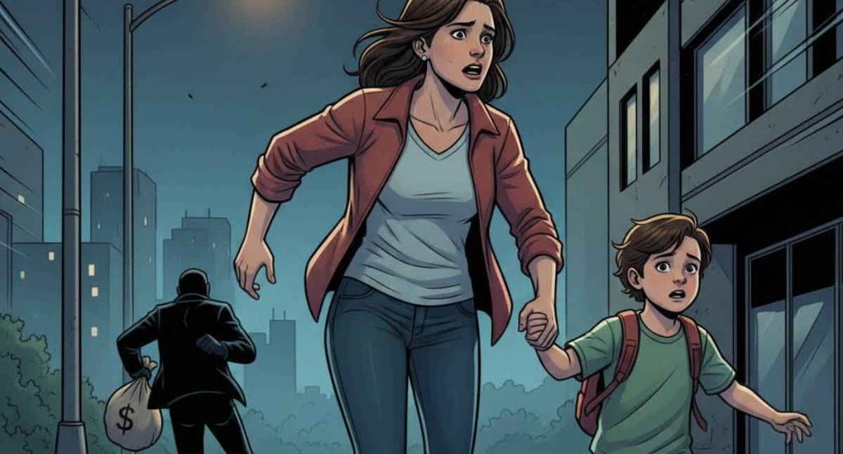 Mãe é agredida por bandido na frente das filhas durante assalto em Porto Velho