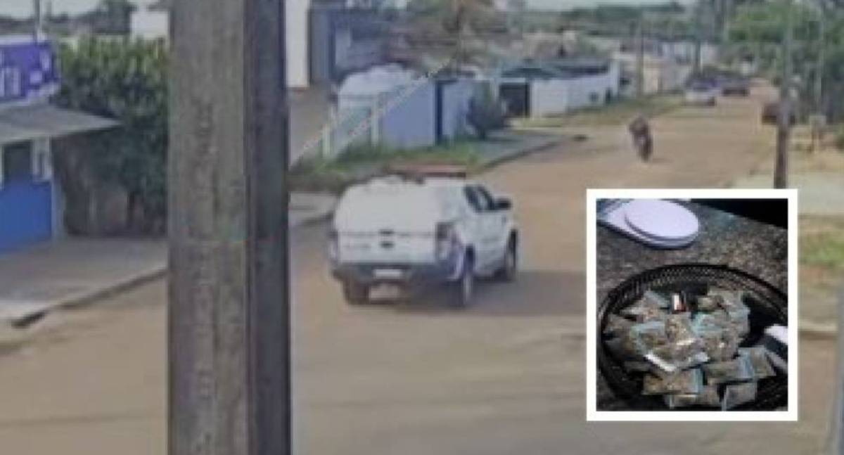 Motociclista cai durante perseguição e é preso por tráfico com a esposa em RO