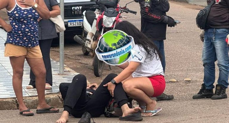 Motorista provoca colisão com moto aplicativo na zona Leste