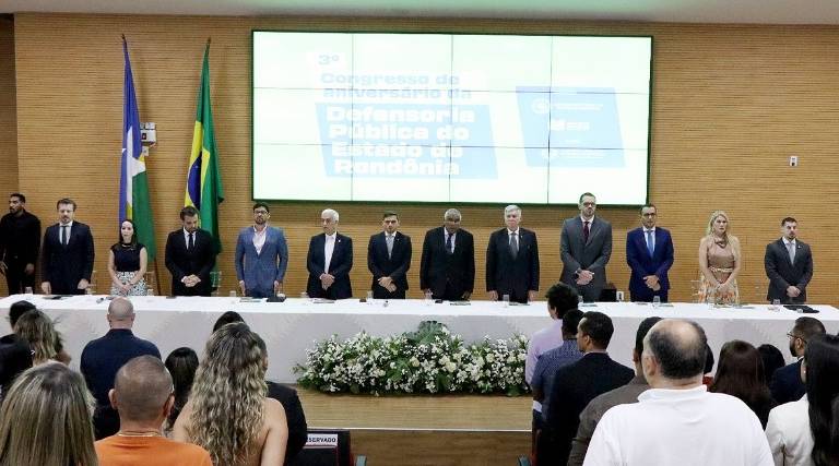 MPRO reforça integração no 3º Congresso da Defensoria Pública