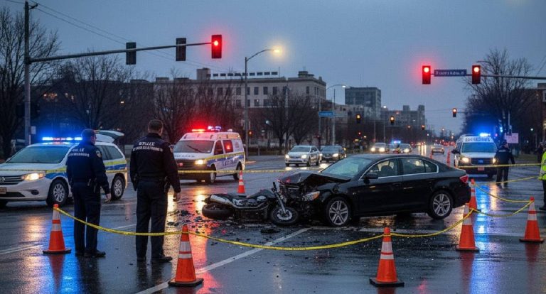 Mulher e filho ficam feridos em colisão na Avenida Amazonas