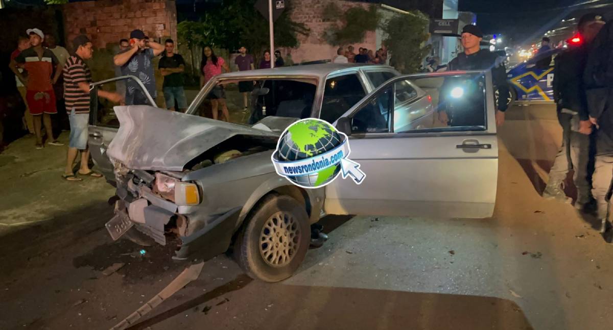 Mulher fica presa às ferragens após grave acidente na zona Leste