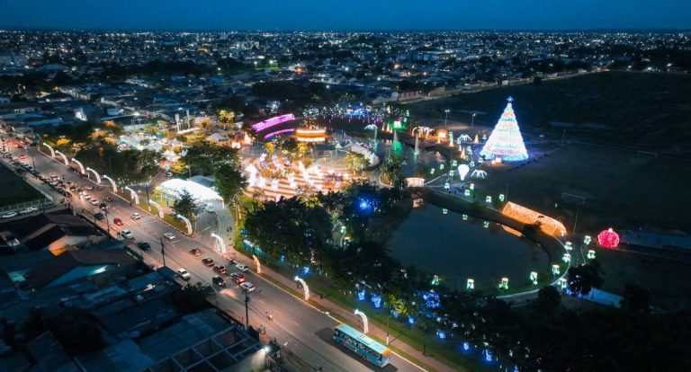 Natal no Parque da Cidade promete encantar Porto Velho com a maior árvore da história