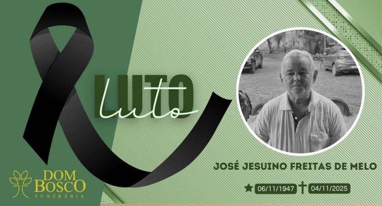 Nota de pesar: José Jesuino Freitas de Melo