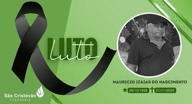 Nota de pesar: Mauricio Izaias do Nascimento