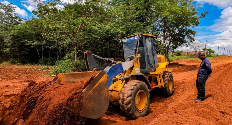 Obras de pavimentação na Linha 625 melhoram mobilidade em Jaru